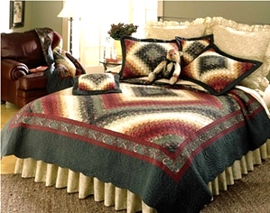 Spice Postage Stamp Quilt